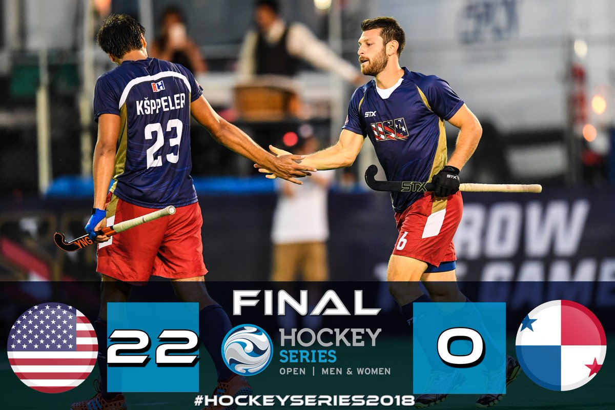 FINAL MATCH REPORT: 🇺🇸 22 , 🇵🇦 0 #HockeySeries2018