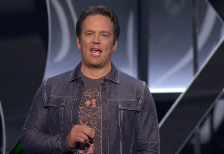 Polygon's tweet photo. Phil Spencer signals next Xbox console #e32018 #xbox2018 https://t.co/0KUwwdANKd https://t.co/YVYOEJipeh
