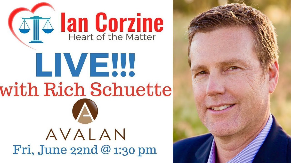 foretellr's tweet photo. Finally, I get to interview RICH SCHUETTE of AVALAN WEALTH on Heart of the Matter YouTube #LIVESTREAM! at 1:30pm on Friday, June 22, 2018! We'll be debating 401(k) vs. IRAs!! To watch, #CLICKHERE: 🗣🎙 🎥 🖱 👁 🤑 https://t.co/7iWbQ2K8KN https://t.co/PNuemtrCRL