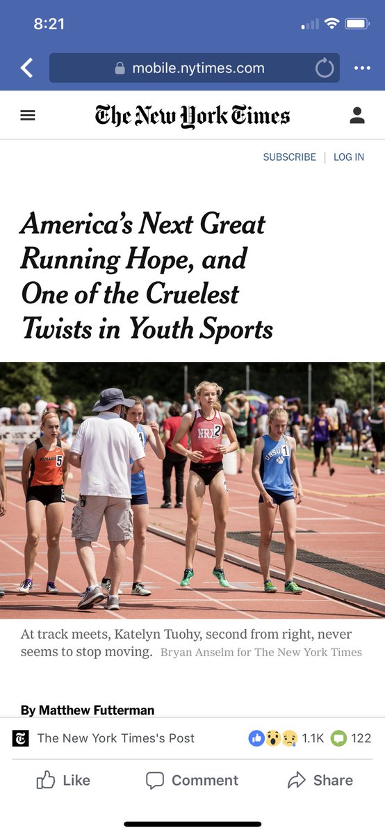 drelliesomers's tweet image. My dear friend @sarah_cruser encouraged me to write a LTE to the @nytimes about an article written about young girls in sport. Here is my response! 

Kudos to @sarah_cruser for the nudge and the editing skills! You are a brilliant human and you inspire me woman!! Thank you!