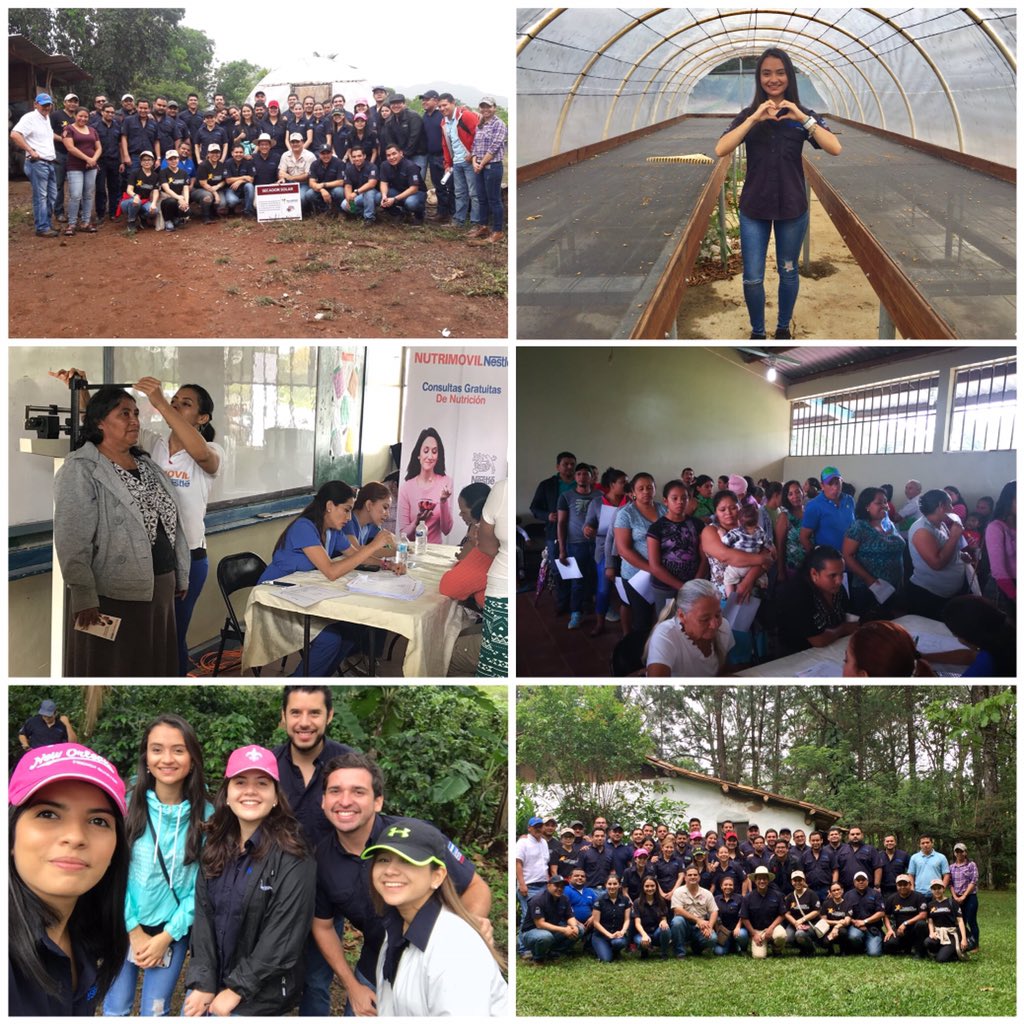 Proud of Nestlé Hondureña & Fundacion COHONDUCAFE team! There is no better way to live our purpose than volunteering to support Coffee farmers in Honduras with  nutritional guidance and coffee farming assistance! #vamosxmás #NestleHNcumpleloquepromete #GPTW4ALL #Nescaféplan