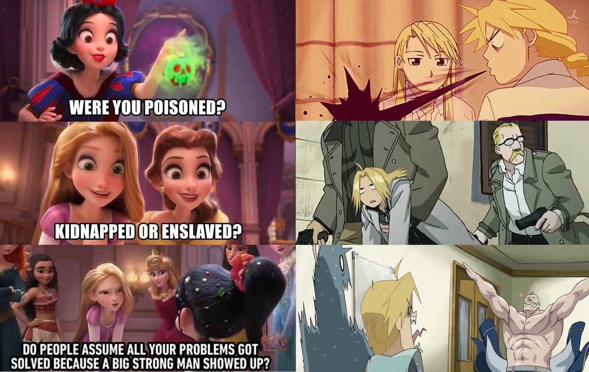 9GAG's tweet photo. Princess Edowa-do.
#WreckitRalph2 #fma https://t.co/HutffI8fCY