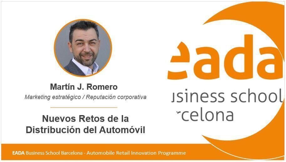 cambiodeepocacv's tweet photo. El martes 12, Martín J. Romero estará en @EADABusiness para hablar sobre “Los Nuevos Retos de la Distribución del Automóvil" y las BARRERAS que impiden a muchos #Concesionarios evolucionar al ritmo que lo hace la sociedad y el mercado. 
Regístrate aquí➡️ https://t.co/5Xd5ifWz08 https://t.co/2mwdGubGOg