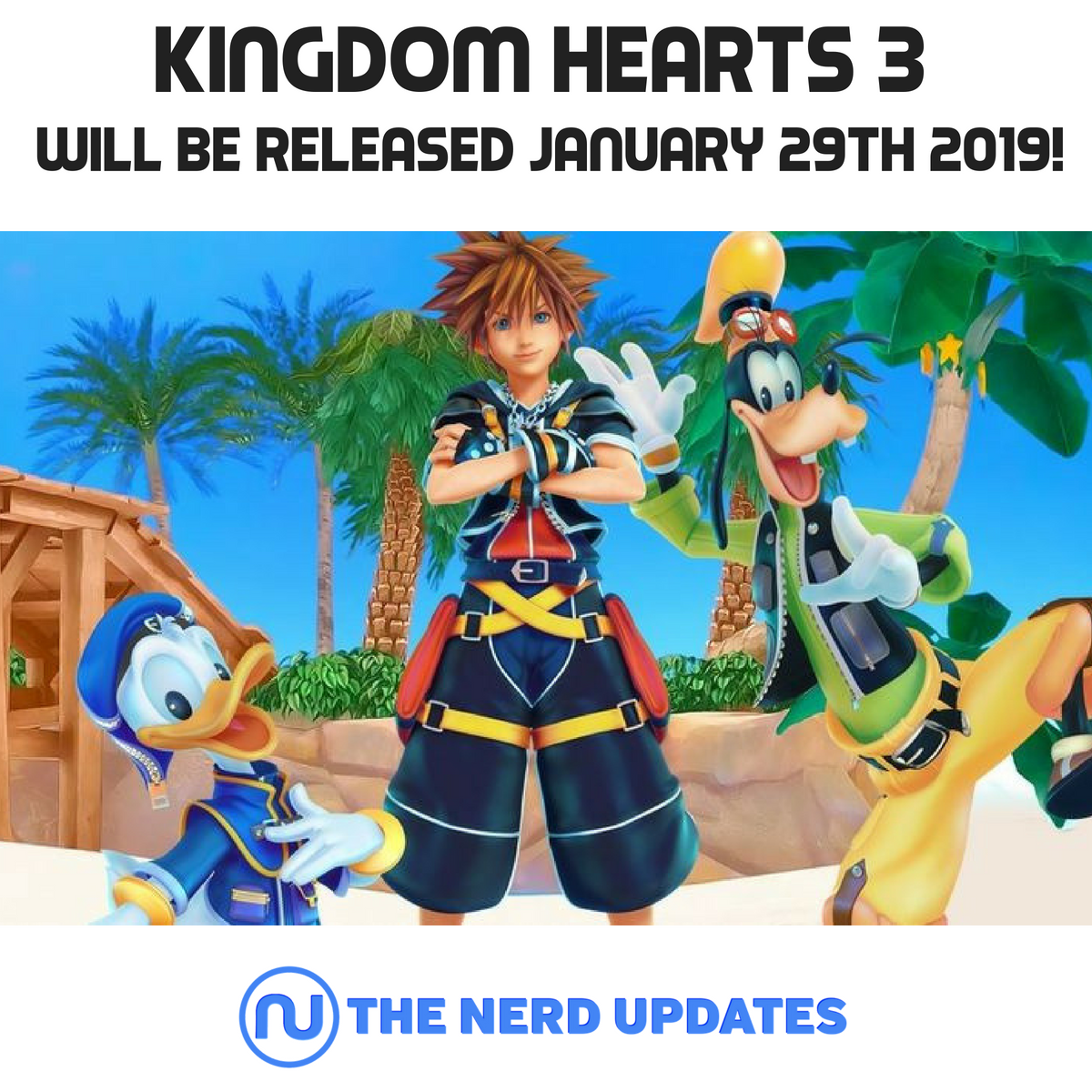 TheNerdUpdates's tweet photo. We've been waiting  for what seems like forever, but we finally know when the newest Kingdom Hearts game will be released! https://t.co/Pde0jraOPC
