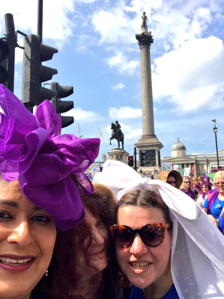 DrAyshaRaza's tweet photo. Lots of our @FabianWomen at #PROCESSIONS2018 #ProcessionsLDN @processions2018 #Vote100 https://t.co/8fDZORRHGX