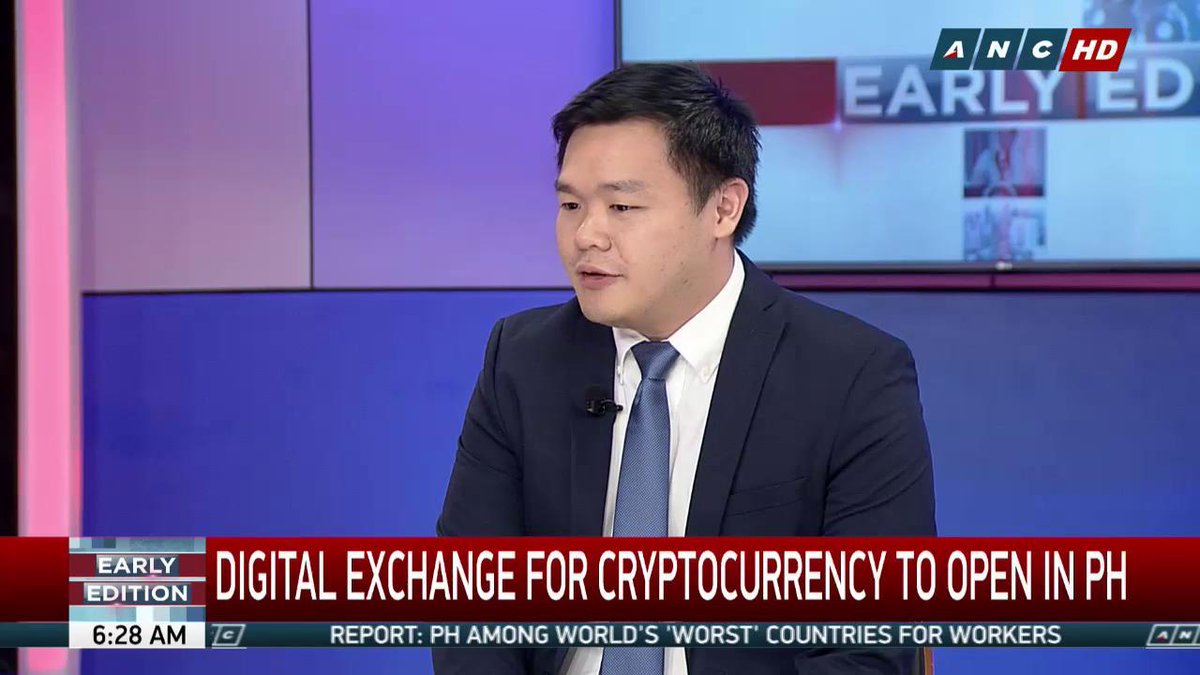 <a href="/migsbustos/">Migs Bustos</a> <a href="/michelle_d_ong/">Michelle Krystle Ong</a> <a href="/IanEsguerra/">Christian Esguerra</a> NOW on #ANCEarlyEdition: <a href="/michelle_d_ong/">Michelle Krystle Ong</a> speaks with Yang Yang Zhang and Nichel Gaba of the PH Digital Asset Exchange (<a href="/PDAXph/">PDAX</a>).