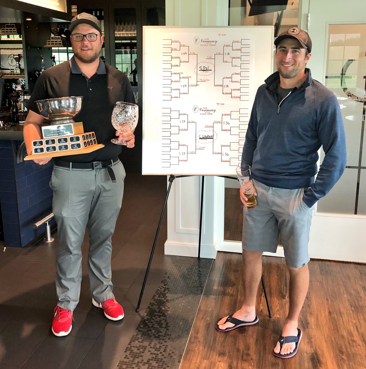 CarnmoneyGolf's tweet photo. @spencerpal Scratch Match play Champion π Carter Lautner winning the βBβ side #Congratulations #Winners #ScratchMatch #2018 https://t.co/3qkHav83ZL