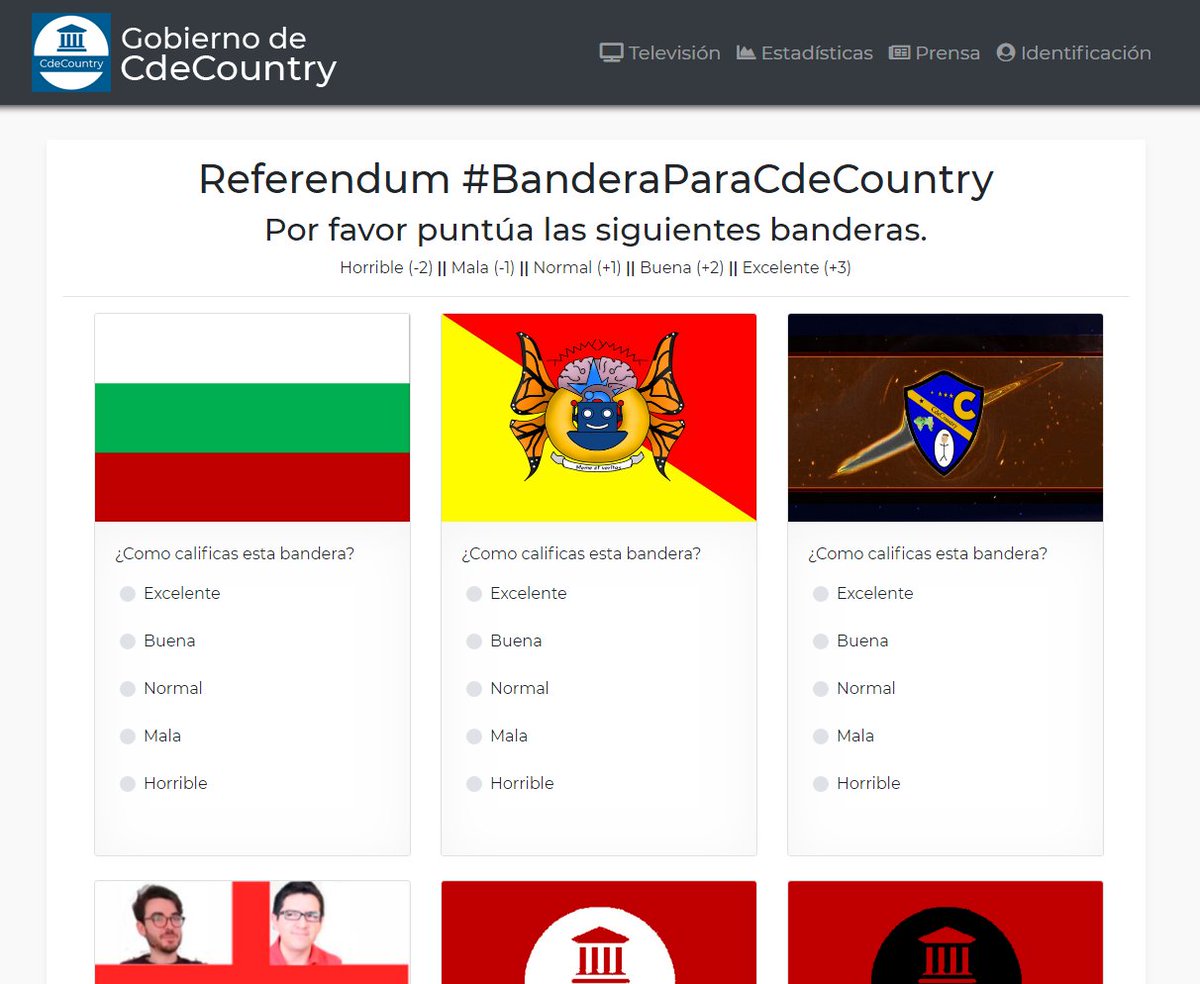 cdecountry's tweet photo. Desde CdeCountry informamos de los progresos en el sistema de votación para la bandera y posteriormente para las elecciones. ¡Pronto disponible! https://t.co/8VzLbHk4Rr