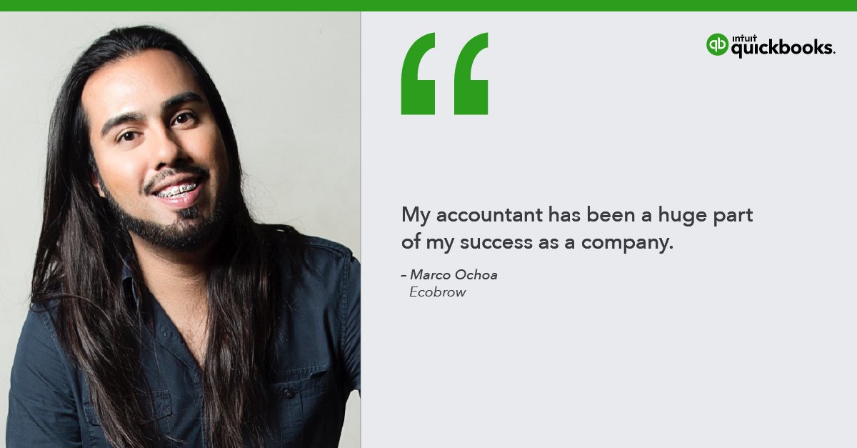 See what Marco Ochoa appreciates most about partnering w/ his accountant in this #QBBetterTogether profile: intuit.me/2fahzvT <a href="/ecobrow/">Marco Ochoa</a>
