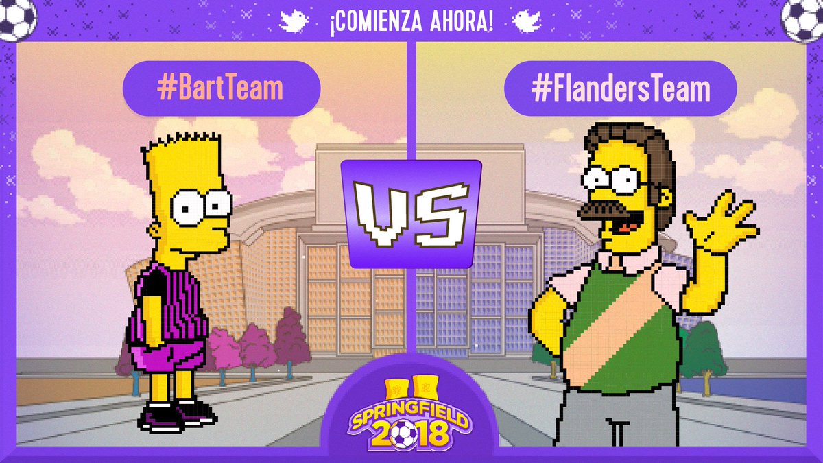 STARChannelLA's tweet photo. ¡La Avenida Siempreviva está que arde! Duelo de vecinos entre el #BartTeam y el #FlandersTeam en la tercera semifinal del torneo #Springfield2018 https://t.co/CDreRP8tLq