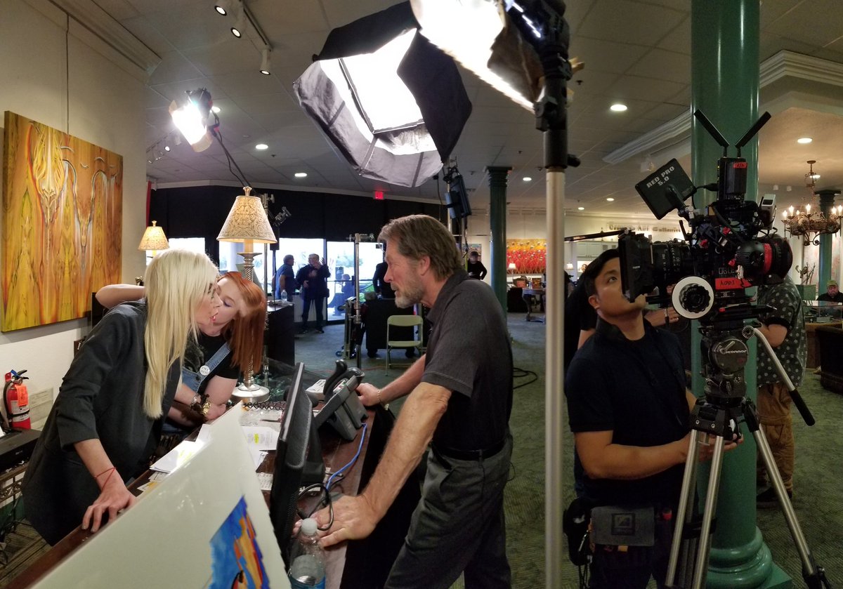 MichaelSuLV's tweet photo. #SundayFunday with a lil more #BTS for #ArtOfTheDeadMovie that we shot in May with @TaraReid and #RichardGreico written and directed by #RolfeKanefsky #filmedinNevada #filmedinLasVegas https://t.co/8BtfVUJiDs