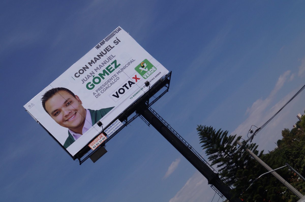 soymanuelgomez's tweet photo. Quienes me conocen saben de mi trabajo, compromiso y lo más importante HONESTIDAD. VOTA 1 DE JULIO PARTIDO VERDE ✅ 

¡Vamos SIN COALICIÓN con NINGÚN partido! #100%Verde

Más Información en: https://t.co/VRSNYFe1uh https://t.co/liCO42q8C7
