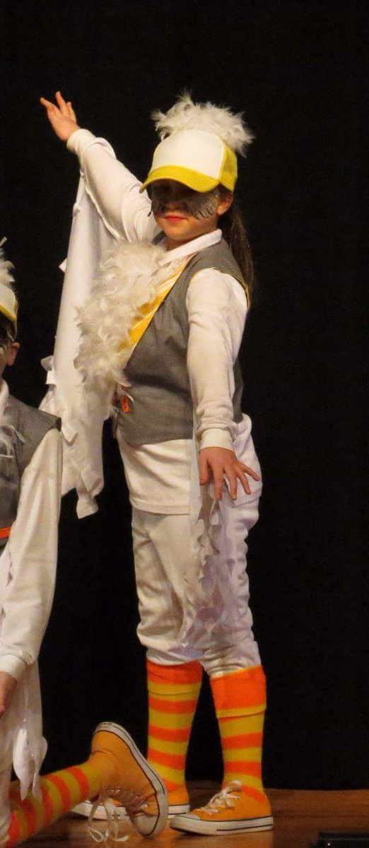 Rory Edge as Gull #2 in Disney Little Mermaid Jr! Upper Merion Area MS Drama Club!  #TonyDreaming