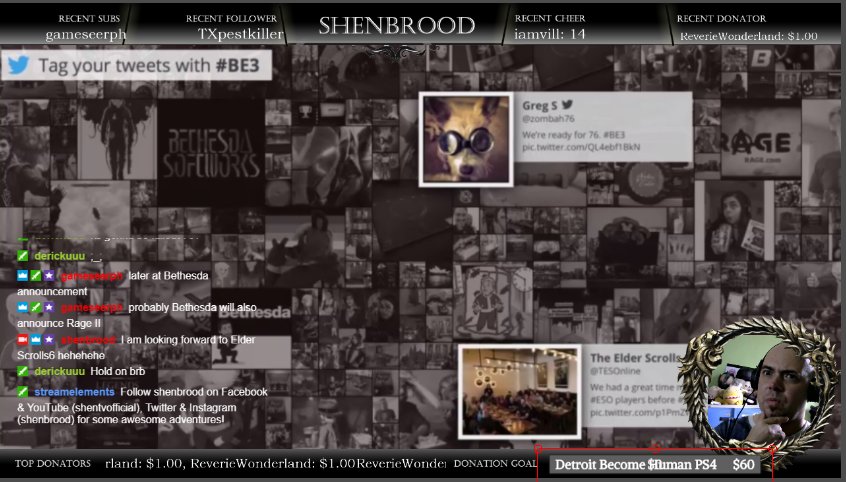 streamersph's tweet image. RT @shenbrood: Watch with me live on Twitch during @BethesdaStudios Conference.  So excited for #BE3.  Elder Scrolls 6 please.... twitch.tv/shenbrood.

#streamersph #streamersnetwork #twitchtv