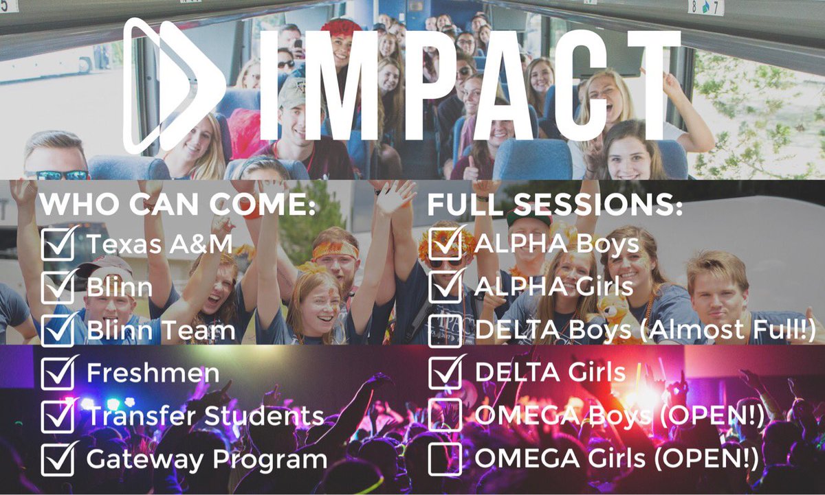 ImpactRetreat's tweet photo. Curious if YOU can attend Impact?! Check out who can come AND what spots are still available.
•
Register today! Link in bio https://t.co/Jqj2aVDlox