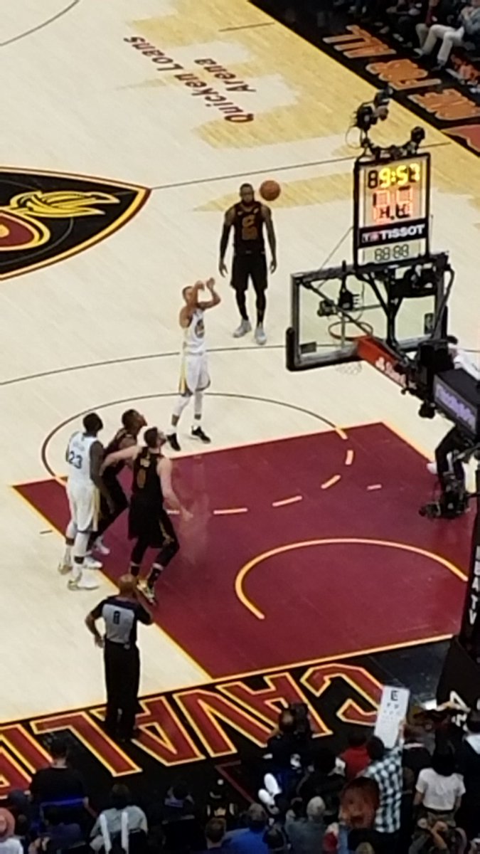 EmptyNestTour's tweet photo. #BeardedChick and #PapaRooster were both traveling and as fate would have it we were both briefly in Cleveland on the night of Game 3. Well who are we not to listen when the Big Guy lines things up like that...
#EmptyNestTour #100Things #46 #NBAFinals https://t.co/254BPIVEkc