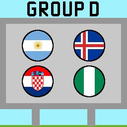 BinaryOcean_Dev's tweet photo. Here we go: Group D. Who will reach the next round?
#binaryocean #gamedev #indie #gamedesign #mobilegaming #app #gaming #work #pixel #pixelart #progress #creative #wm2018 #worldcup #leveldesign #football #unity #android  #androidgames #2d #argentina #iceland #croatia #nigeria https://t.co/ixRVap5tGH