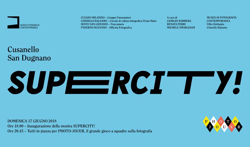 La fotografia è vita e gioco. Domenica tutti a Cinisello Balsamo con #Supercity, invita Fotocrazia... <a href="/mufoco/">MUFOCO</a> bit.ly/2JxIej7