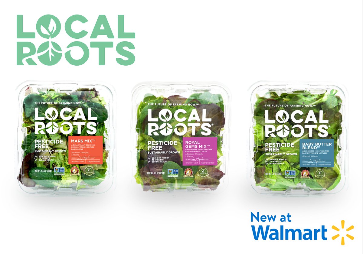 LocalRootsFarms's tweet photo. ANNOUNCEMENT TIME: We are so excited to announce that we have made our big retail debut in Walmartβs across California! Stay tuned for store locations on our website! #retaillaunch #socal #localproduce #sustainableagriculture https://t.co/5H3NNS3uZe