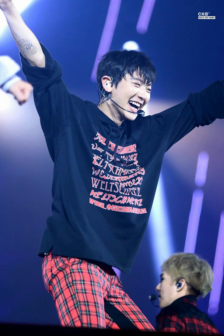 kim_zomjo's tweet photo. 29. Por ser el loco de los conciertos #30ReasonsWithEXO #30ForChanyeol @weareoneEXO https://t.co/tbZ3JYgfwy