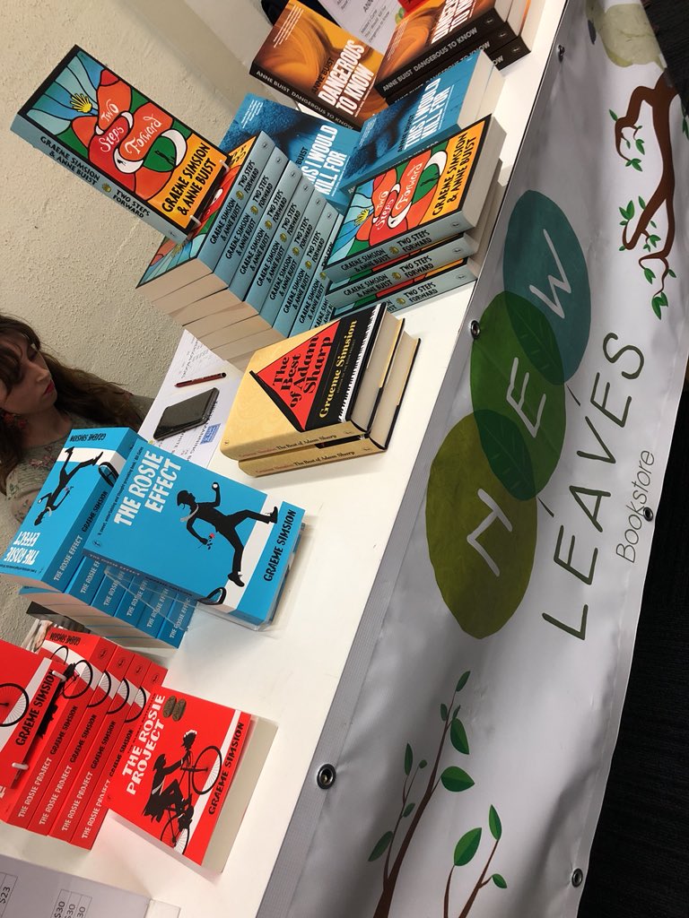 woodendarts's tweet photo. Amazing job by @newleavesbooks making sure all our featured authors’ books are available #wwaf2018 https://t.co/VqTraCVScZ