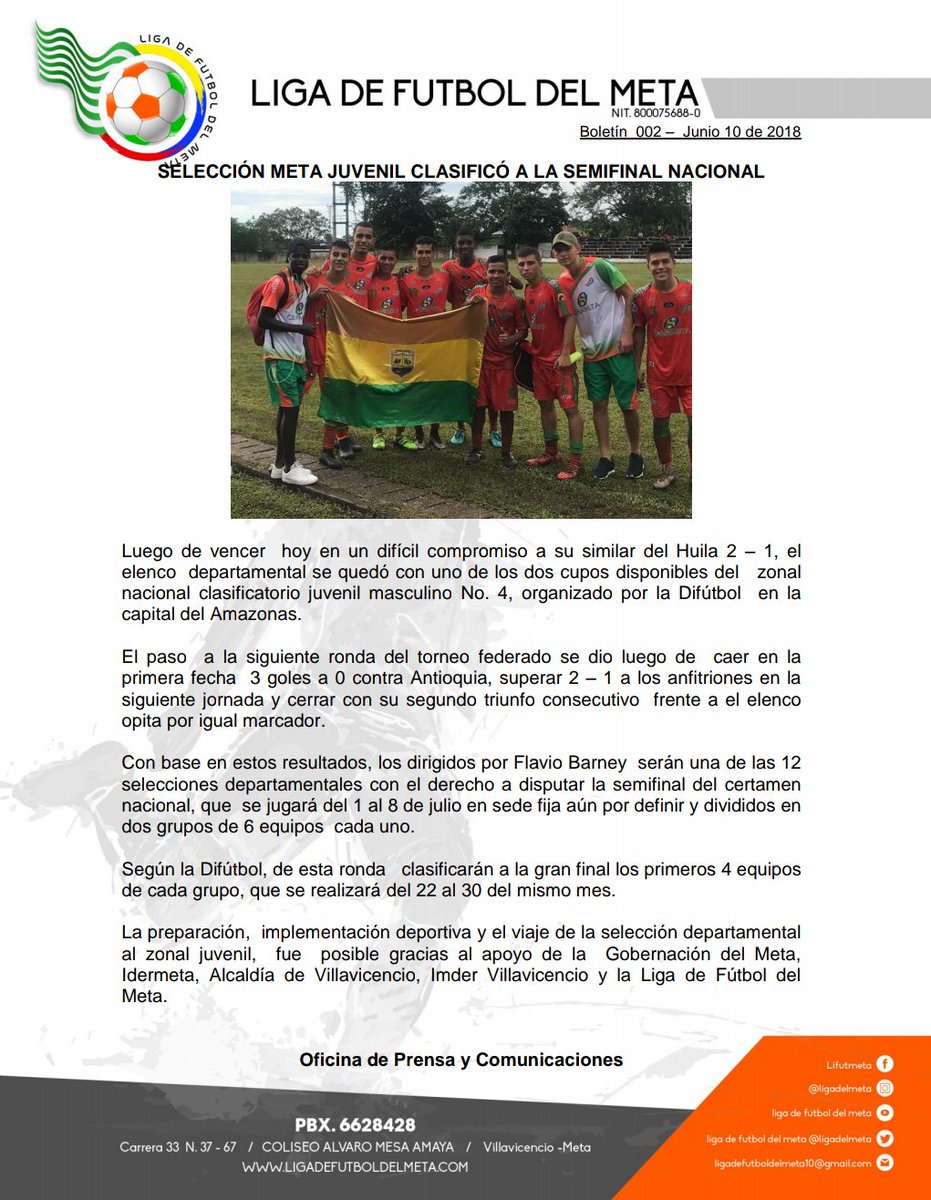 liga de futbol del meta tweet media