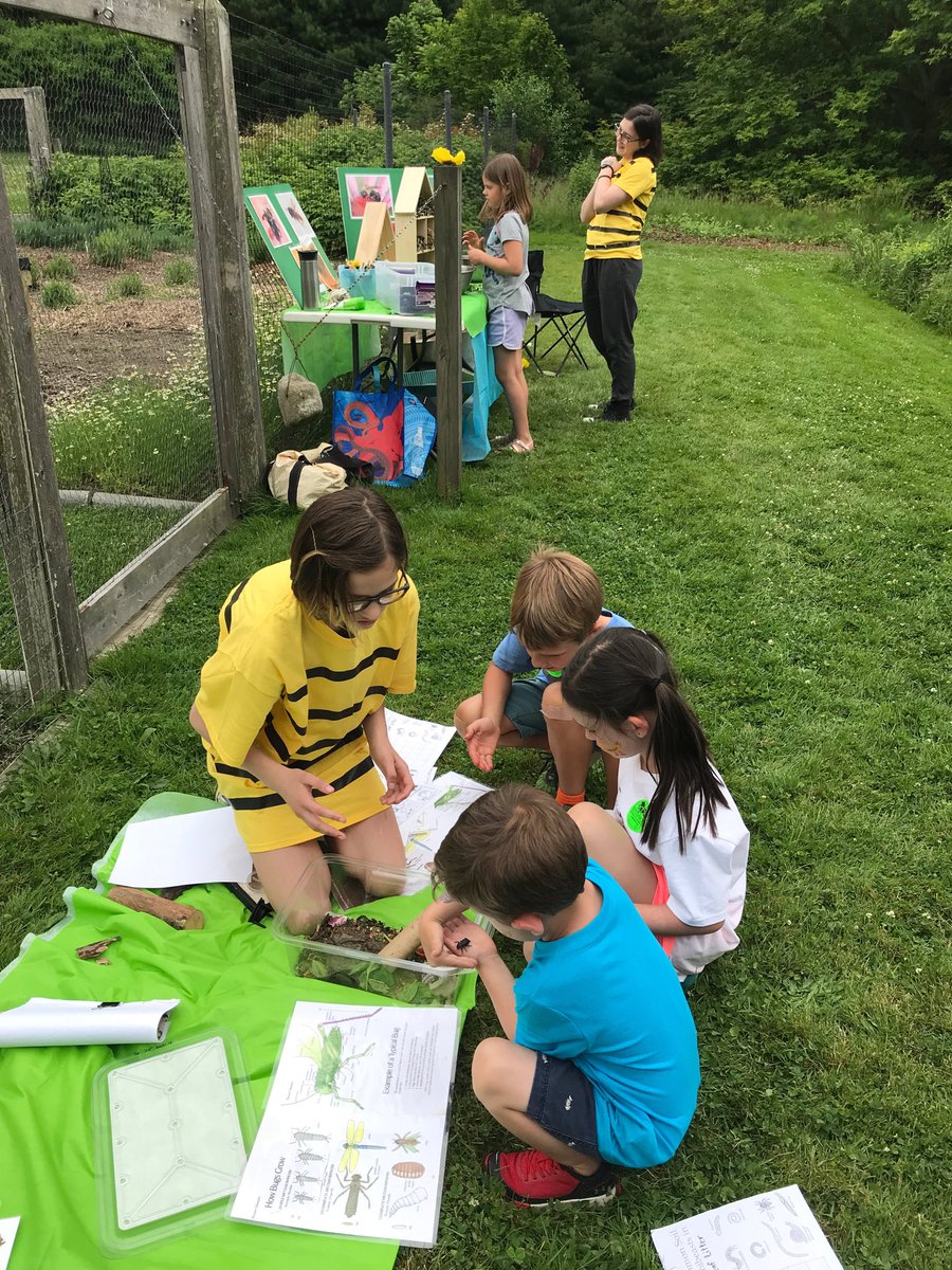 ScienceKMS's tweet image. KMS Sustainability club members did a fabulous job teaching kids to love insects and guide them in building a garden insect home today at Blithwold. We were there to help raise money for Thrive Outside. 
⁦@Principal_Homen⁩