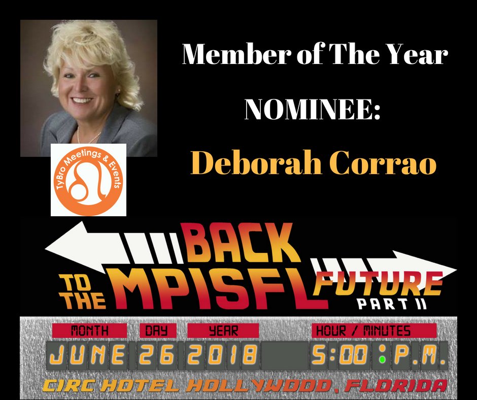 MPISFL's tweet photo. Deborah Corrao is a #Nominee for Member of the Year! Join us to find out who the winner is!
Register here: https://t.co/Bt2HZ5t5kQ
#MPISFL #MPI# Awards #Planners #Suppliers #Winners #Meetings https://t.co/WdHcG7Tjlf