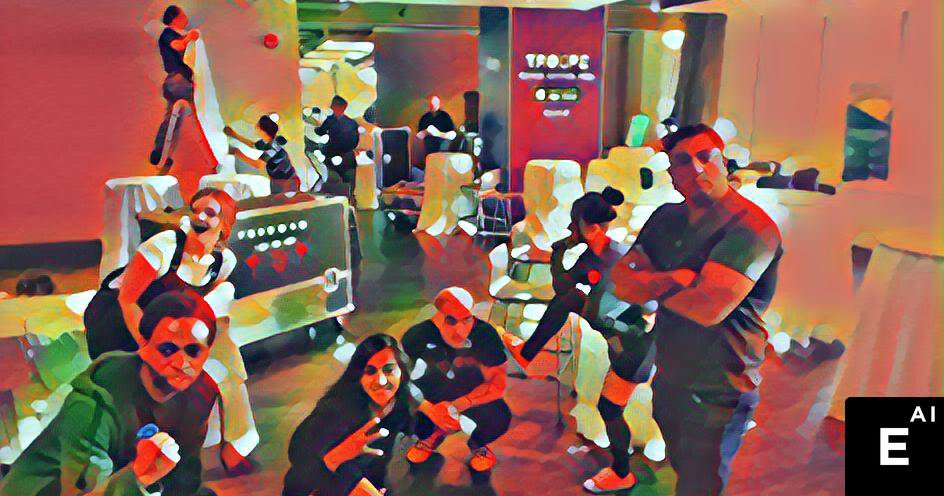 Where else do you have to be tomorrow?! <a href="/TribalScale/">TribalScale</a> #TakeOver2018 <a href="/ElementAIArt/">Mur.AI</a>