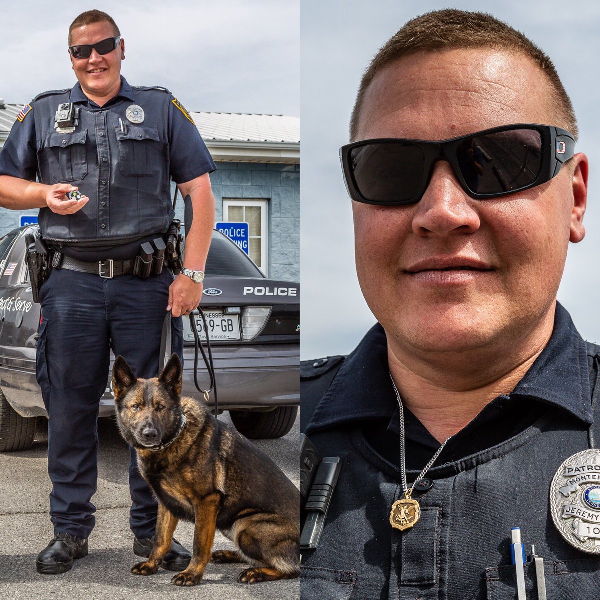 Protecting the Blue on Twitter "K9 Police Officer with Monterey