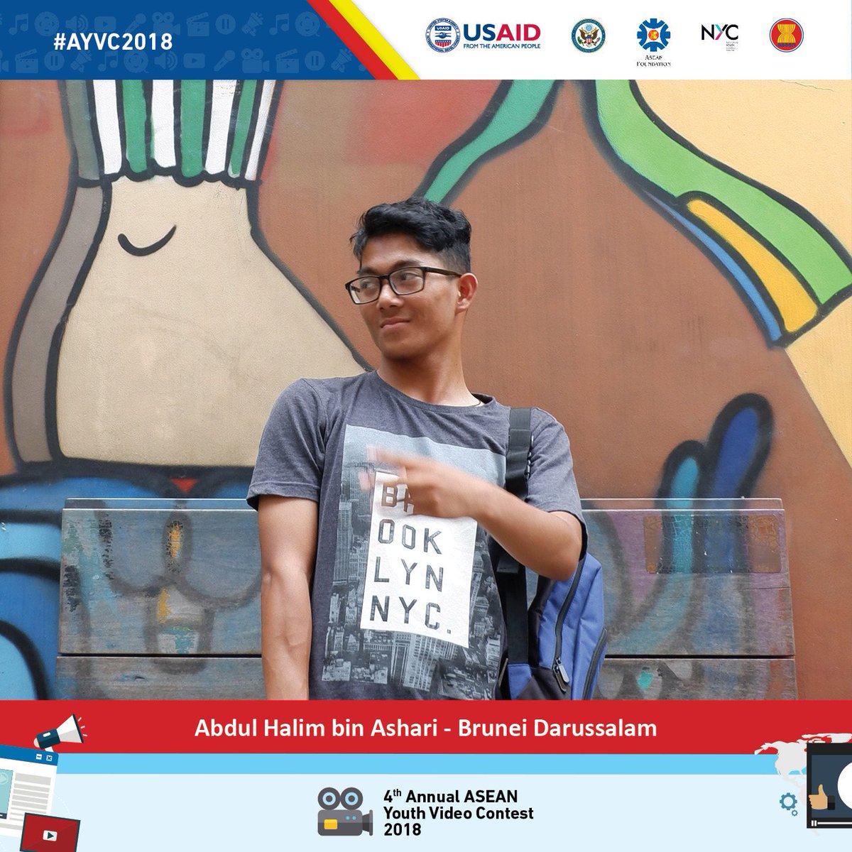 aseanfoundation's tweet photo. Part 1. Who will win the 4th ASEAN Youth Video Contest 2018? But before that, you can read an article that chronicles the participants’ experience during #AYVC2018 video production training which was held in Singapore on April here https://t.co/4C90z0Zquj .

#WeareASEAN #beASEAN https://t.co/5ynMVIBlvG