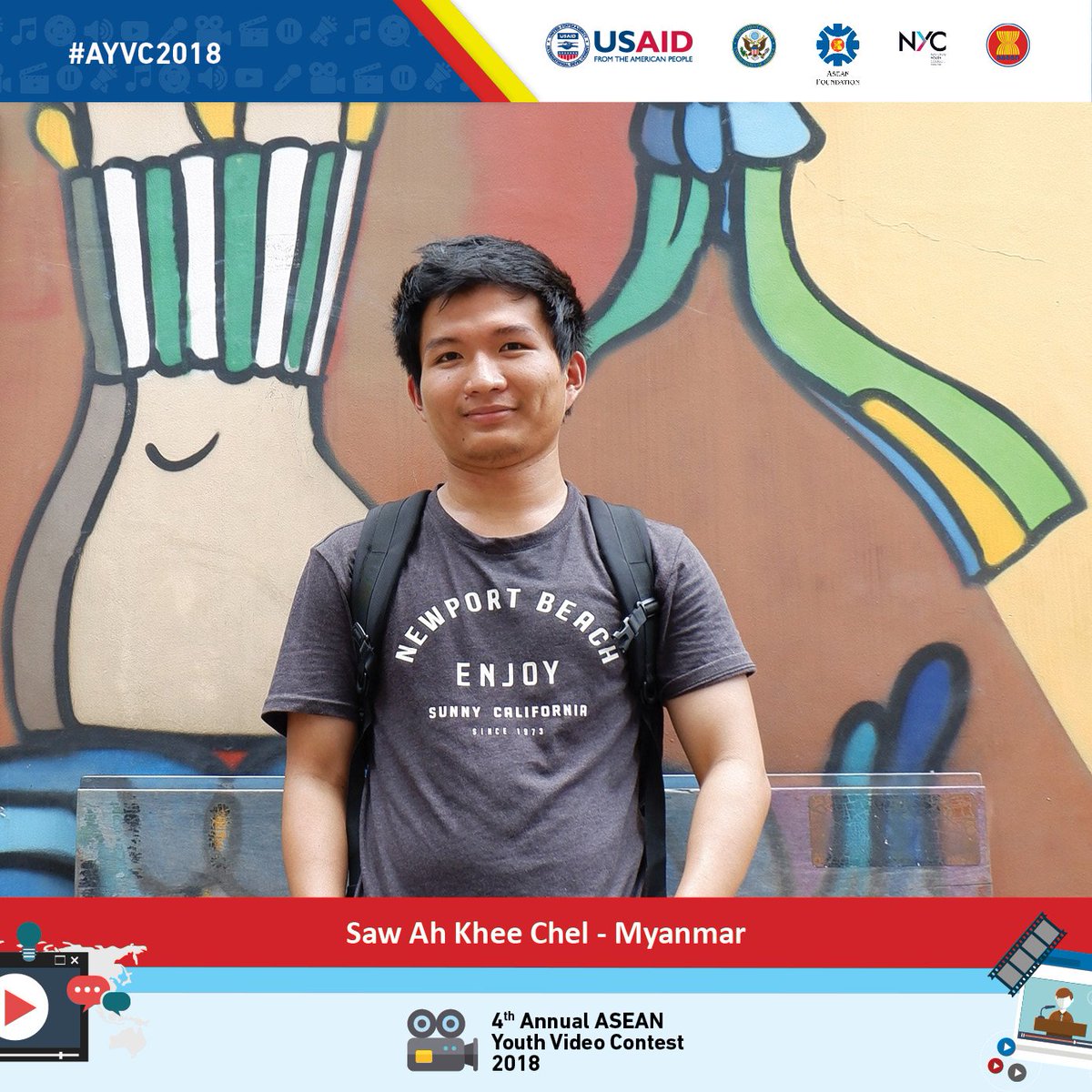 aseanfoundation's tweet photo. Part 2. Who will win the 4th ASEAN Youth Video Contest 2018? But before that, you can read an article that chronicles the participants’ experience during #AYVC2018 video production training which was held in Singapore on April here https://t.co/4C90z0Zquj .

#WeareASEAN #beASEAN https://t.co/wirNpX4hIc