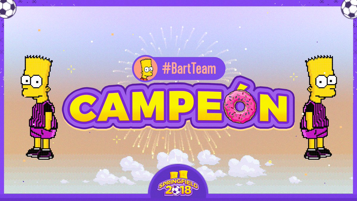 STARChannelLA's tweet photo. ¡Se acabó! La juventud del #BartTeam fue determinante para que se proclamara ganador de #Springfield2018 felicidades a toda la fanaticada que lo apoyó. https://t.co/JB5AZWs0sr