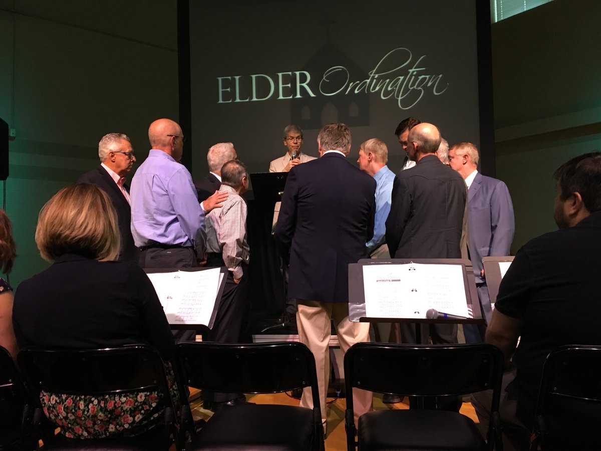 drdanielfcamp's tweet photo. Blessed to begin serving as an elder at College Hills today alongside Troy Putman and 10 other wonderful men. Please pray for me and Lisa that God will continue to lead us. https://t.co/B5v3CGqhCy