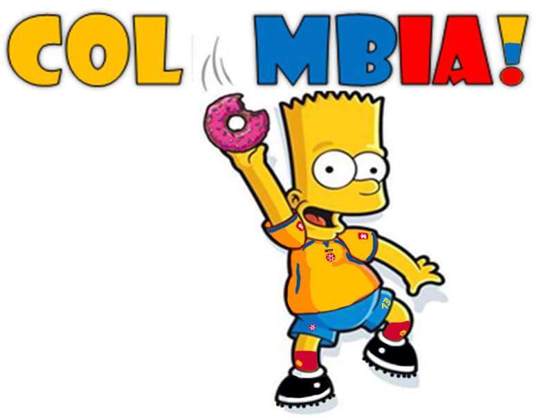 LuisGapar's tweet photo. @CanalFox_la Que viva mi lindo país Colombia 😙😙😙😙 #BartTeam https://t.co/OMKTsHOKOY