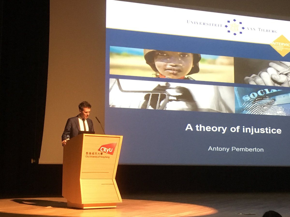 Our very own Antony Pemberton delivering his Keynote on A Theory of Injustice during the World Society of Victimology 2018 symposium at City University Hong Kong <a href="/tilburgresearch/">TilburgU Research</a> @TilburgLawNews