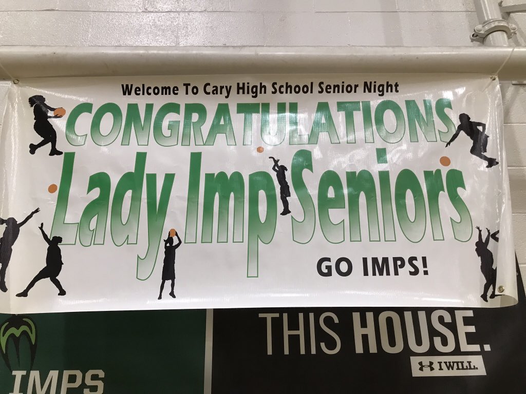 CaryImpsWBB's tweet photo. Excited to 👀 the Class of 2018 officially graduate from “The” Cary High tomorrow at noon! #futurelooks😎 https://t.co/WXXJG2cPrO
