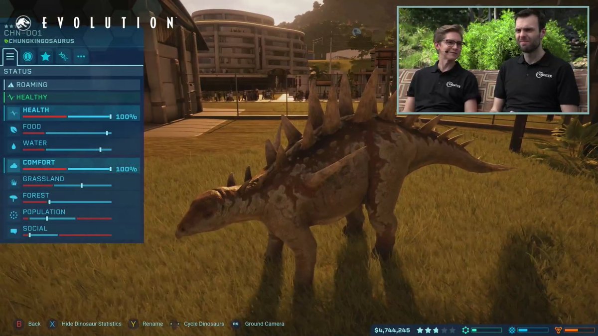 JurassicWorldev's tweet photo. Un vistazo mas de cerca al Chungkingosaurus #JurassicWorldEvolution https://t.co/taNb3xBKkf