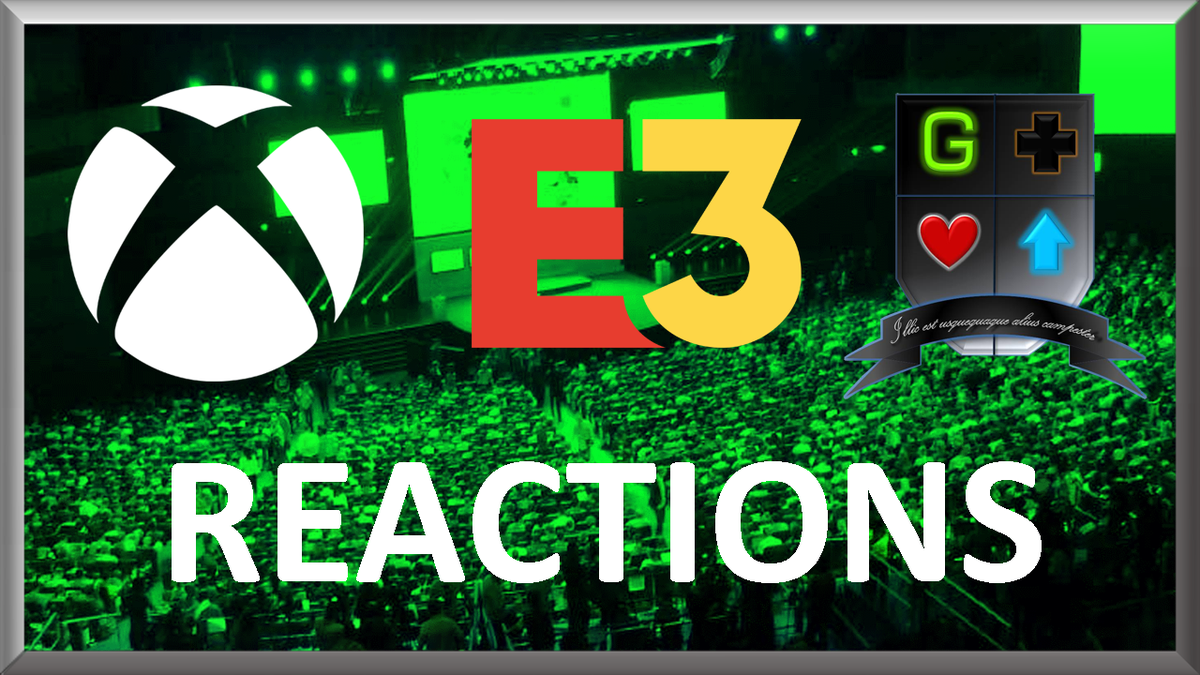 GamesUpCast's tweet photo. Getting ready for #E32018 Day 2? 

Why not warm up with our reactions from yesterday? 

https://t.co/M7omEPxt4p https://t.co/43ruwu5Zs5