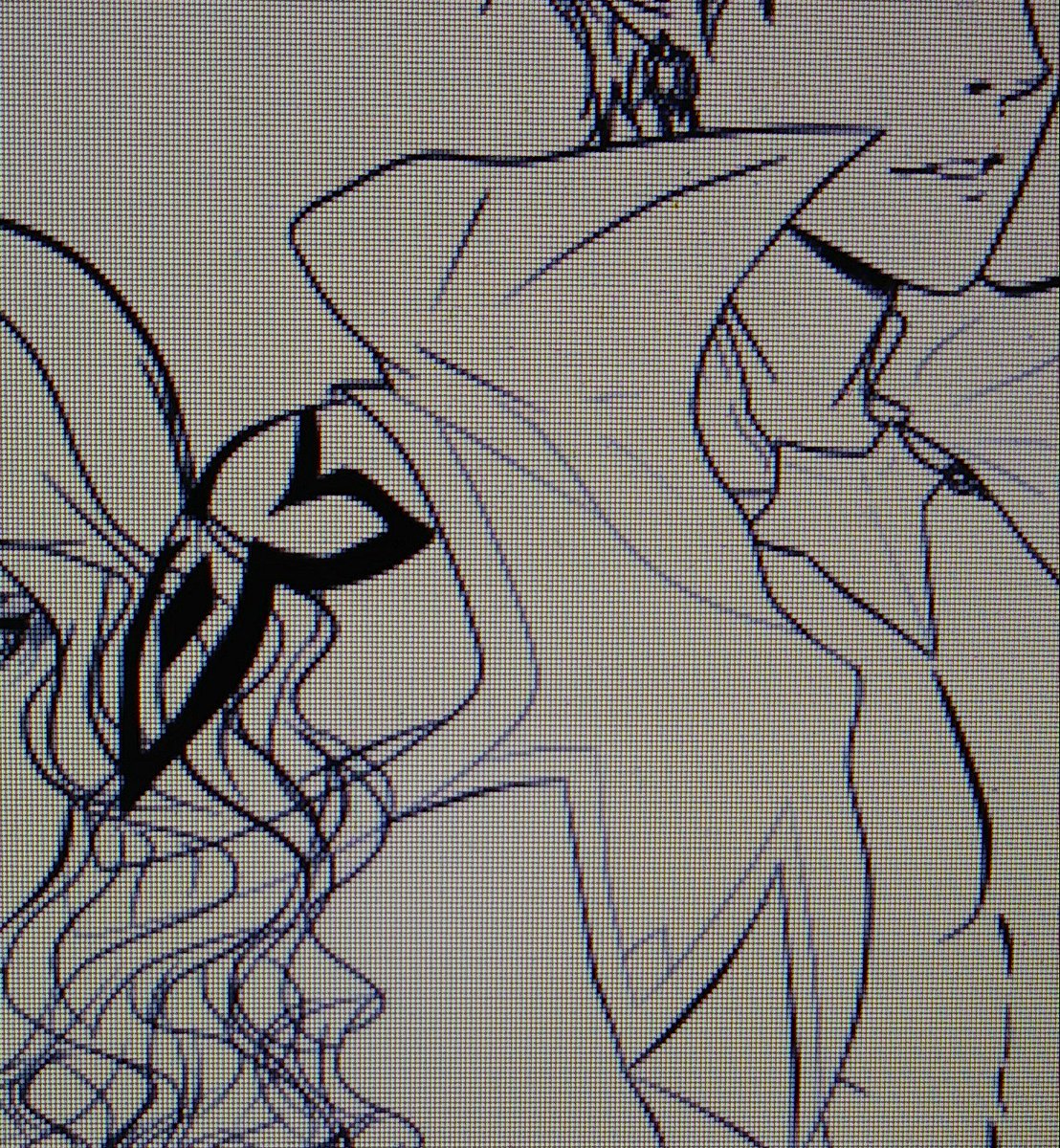 koderjojo's tweet image. I'm working on the next commission. I worked so hard on that tattoo only to cover majority of it up. 😭