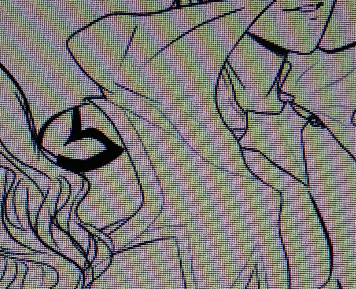 koderjojo's tweet image. I'm working on the next commission. I worked so hard on that tattoo only to cover majority of it up. 😭