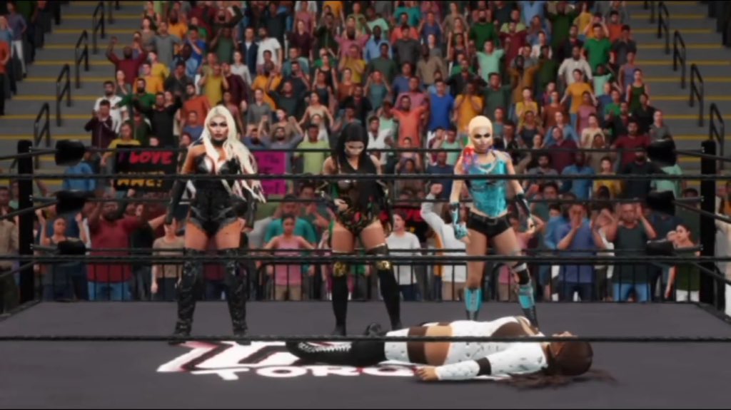 msBrookeVersace's tweet photo. So you really thought that I would come to #Torque without a plan?! You said you’re a one woman army, well sweetie I have a real army of women to stop you from taking my title from me. 😏#VersaceEmpire 💎 #StrengthInNumbers #AndStill 🏆 #FightingQueen 👑@GPW_Live https://t.co/axjhg3e3gK