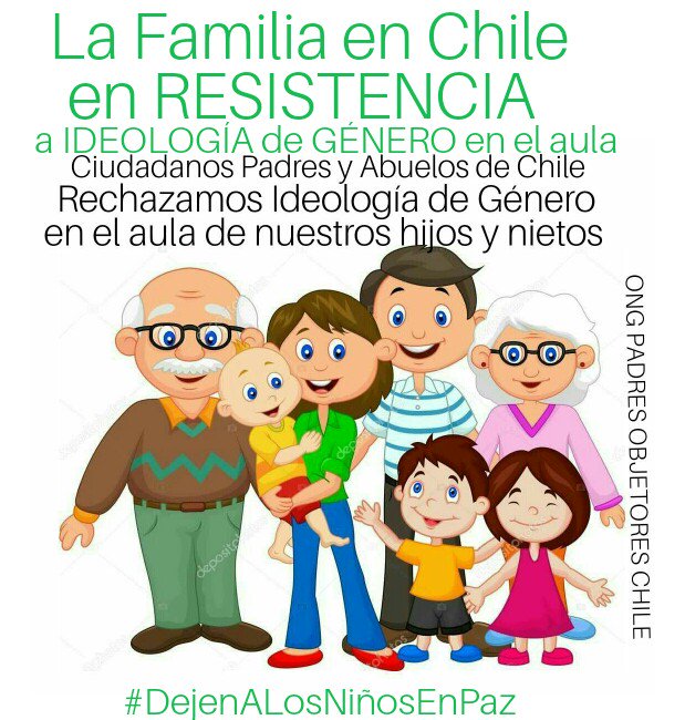 Los profesores en el aula enseñan a leer ya escribir,LosPadres en el hogar formamos en valores y creencias a nuestros hijos,derecho consagrado en la Constitución chilena.
#QueNoTeVenganConCuentos
LosNiños noDebenser discriminados por su fe y agenda LGBTI atenta contra ese derecho