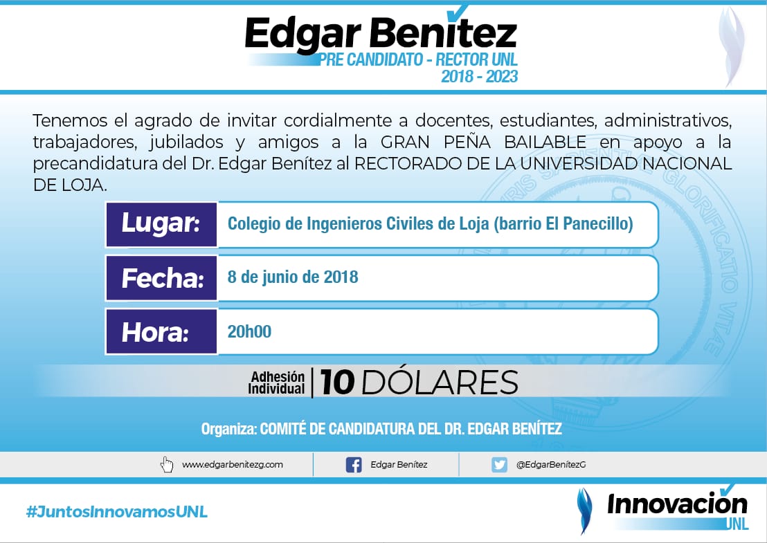 RichardG_Ec's tweet photo. Cuanto cuesta la campaña en la UNL? La falta de control y la posibilidad que personas contratadas tengan que aportar para no perder su trabajo es impresentable .@ces_ec #UNLdecide .@xadrianbonilla .@EduSuperiorEc .@lahoraecuador .@CIFIUNL2018 .@RadioUNL .@nacionaldeloja https://t.co/WonBWaCT8B