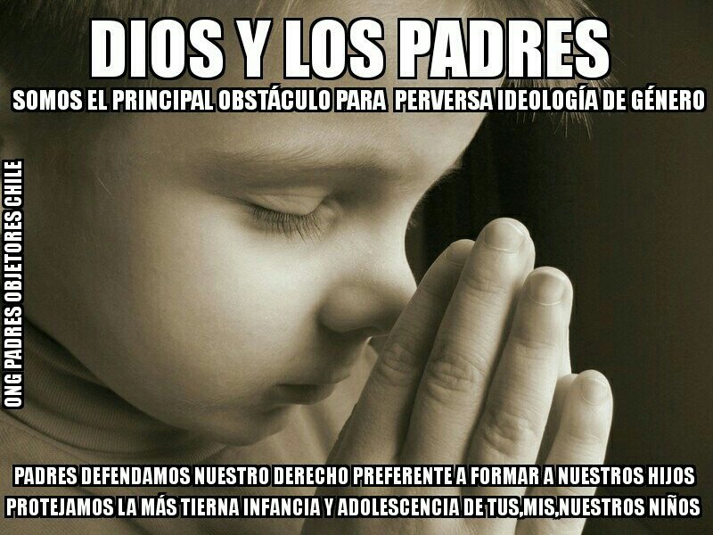 Los Niños no deben ser discriminados por sus creencias,y agenda LGBTI atenta directamente contra este derecho.
#QueNoTeVenganConCuentos 
Decirles que no nacen siendo HOMBRE o MUJER es un atentado a sus creencias.
#DejenALosNiñosEnPaz
