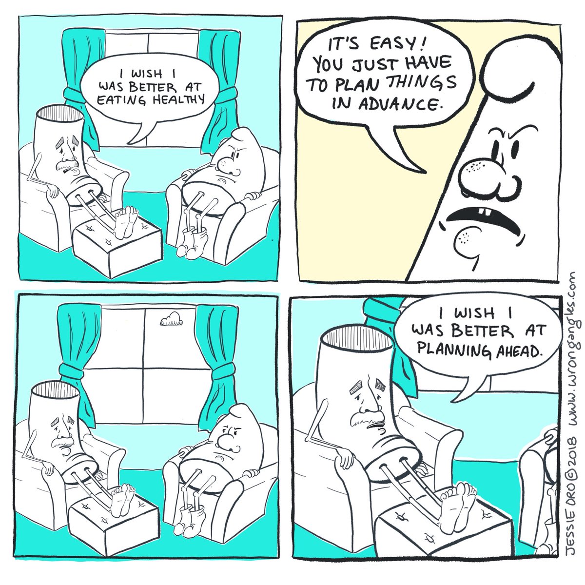 orocomics's tweet image. Eating Healthy. #comics #tubeandcone #wrongangles #SundayFunday #webcomic