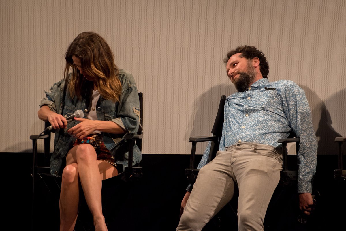 SeeArgh's tweet photo. #KeriRussell and @MatthewRhys channeled a bit of their inner Philip and Elizabeth Jennings at the excellent #TheAmericans panel today at #ATXTVs7. https://t.co/iX3puMDa67