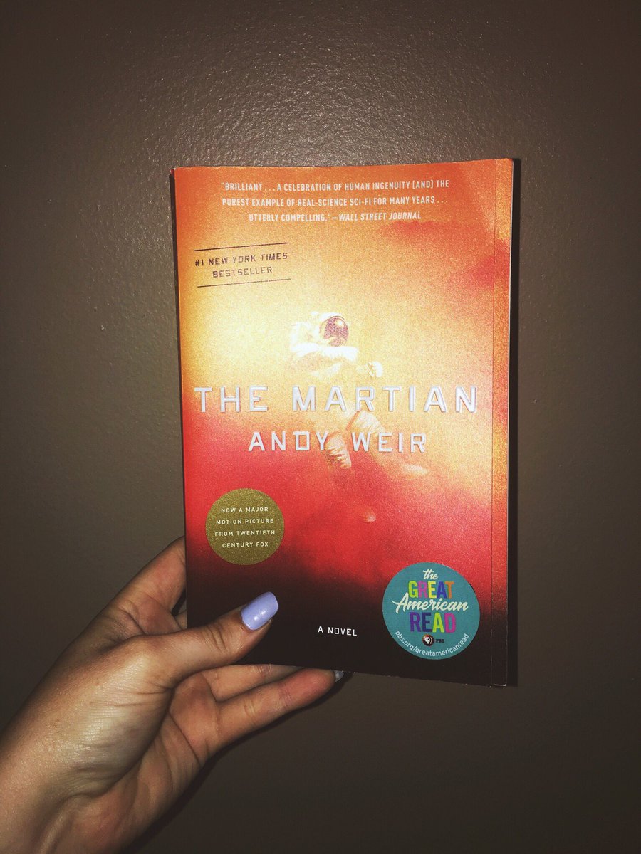 The Martian | Andy Weir - I’m honestly surprised at how much I enjoyed reading this book! Excited to watch the movie. 