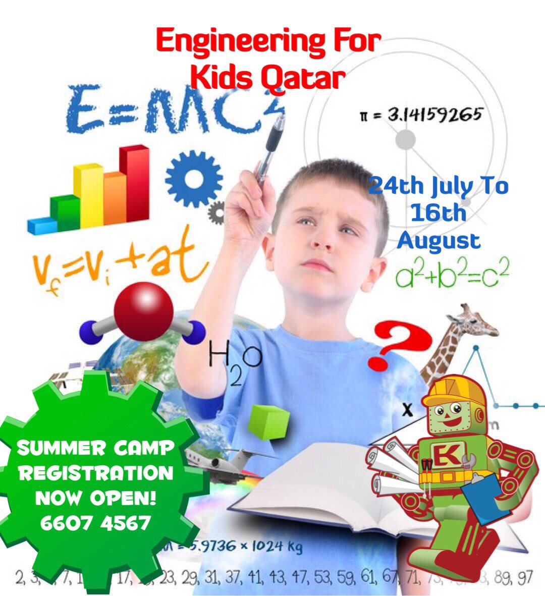 ☀️SUMMER CAMP 2018☀️
We’re back again with our awesome Summer Camp! Have you registered yet? Places are filling up quickly so hurry and register now! 
To register for Summer Camp please call 📱66074567. 
Ages : 4 - 14 years