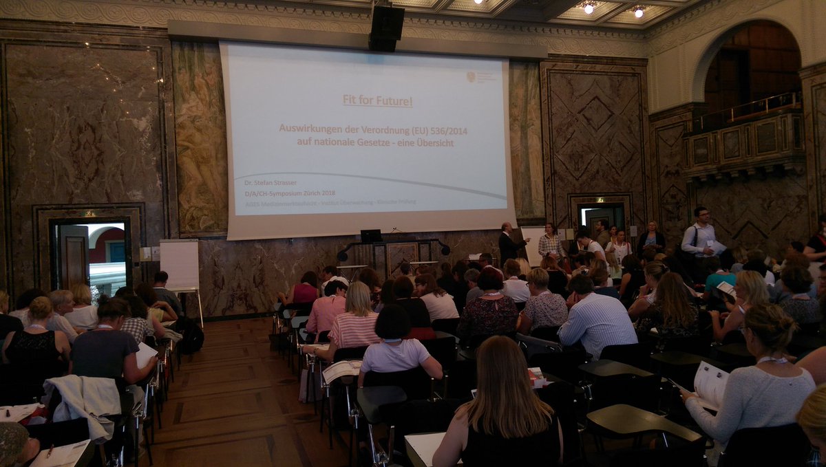 DachSymposium's tweet photo. Stefan Strasser and Gregor Ottawa are speaking about the upcoming EU regulation @DachSymposium #clinicaltrials #euregulation https://t.co/XrFktfdcMt
